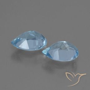 Topaz Gemstones in 7 x 5 mm (calibrated) Size for Sale, Topaz Stones in Sky Blue Color