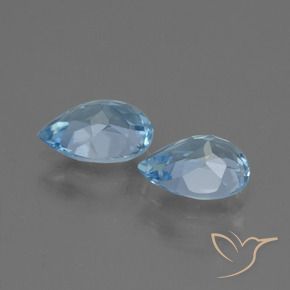 Topaz Gemstones in 7 x 5 mm (calibrated) Size for Sale, Topaz Stones in Sky Blue Color