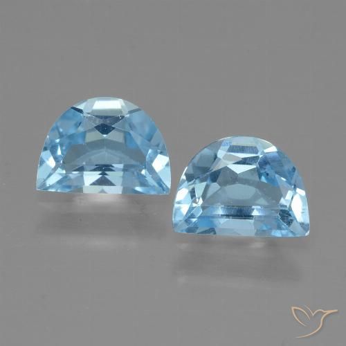 1.85ctw Natural Swiss Blue Topaz, Fancy, VVS-VS