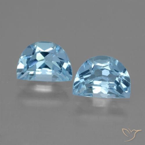 2.10ctw Natural Swiss Blue Topaz, Fancy, VVS