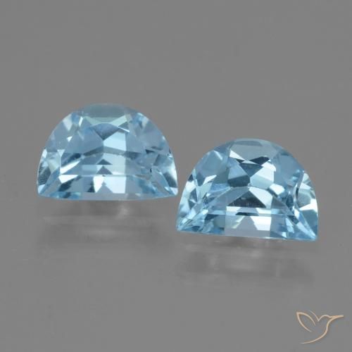 2.01ctw Natural Swiss Blue Topaz, Fancy, VVS-VS
