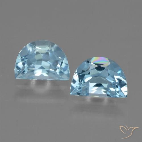 1.92ctw Natural Sky Blue Topaz, Fancy, VVS-VS