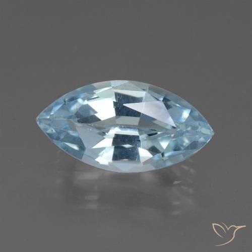 2.22ct Natural Sky Blue Topaz, Marquise, VVS