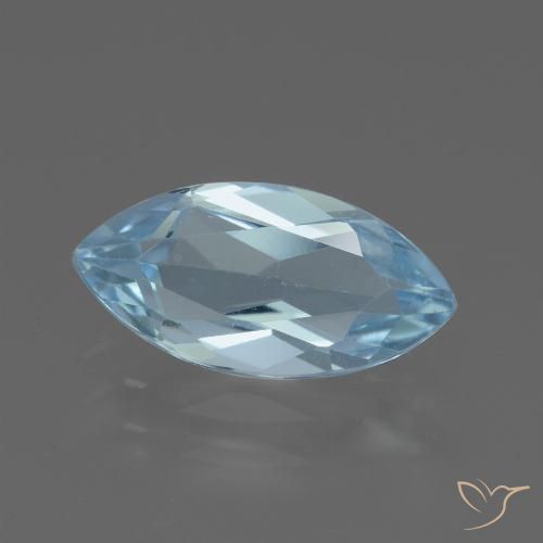 2.05ct Natural Sky Blue Topaz, Marquise, VVS