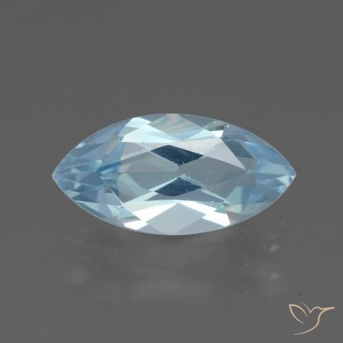 2.22ct Natural Sky Blue Topaz, Marquise, VVS-VS