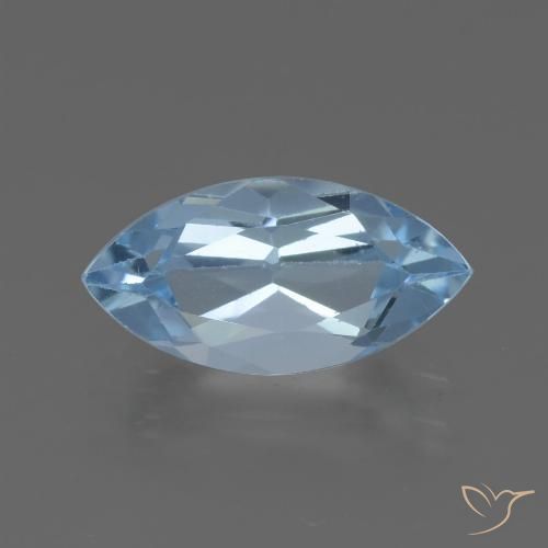 2.37ct Natural Sky Blue Topaz, Marquise, VVS