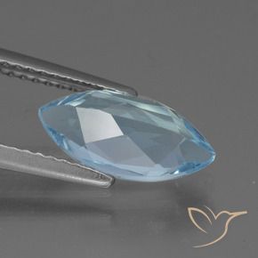 Topaz Gemstone in 11.9 x 6 mm Size for Sale, Topaz Stone in Swiss Blue Color