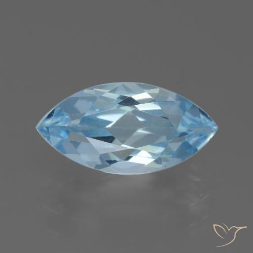 2.81ct Natural Sky Blue Topaz, Marquise, VVS