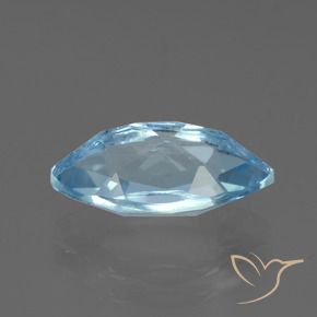 Topaz Gemstone in 12.1 x 6.2 mm Size for Sale, Topaz Stone in Sky Blue Color