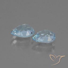 Topaz Gemstones in 7 x 5 mm (calibrated) Size for Sale, Topaz Stones in Sky Blue Color