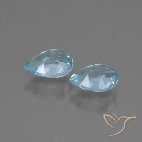 Topaz Gemstones in 7 x 5 mm (calibrated) Size for Sale, Topaz Stones in Sky Blue Color