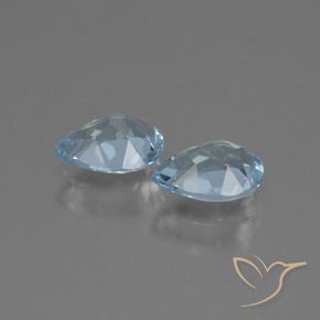 Topaz Gemstones in 7 x 5 mm (calibrated) Size for Sale, Topaz Stones in Sky Blue Color