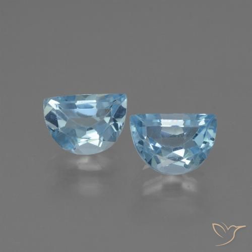 1.93ctw Natural Sky Blue Topaz, Fancy, VVS-VS