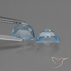Topaz Gemstones in 7 x 5 mm (calibrated) Size for Sale, Topaz Stones in Sky Blue Color