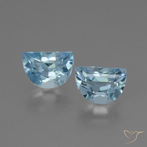 2.21ctw Natural Sky Blue Topaz, Fancy, VVS-VS