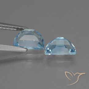 Topaz Gemstones in 7 x 5 mm (calibrated) Size for Sale, Topaz Stones in Sky Blue Color