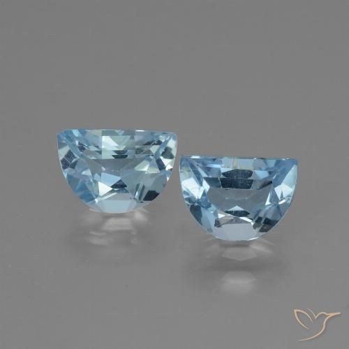 1.84ctw Natural Swiss Blue Topaz, Fancy, VVS