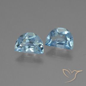 1.84 ctw Blue Topaz Stones, Natural Topaz in Fancy Facet Shape for Sale