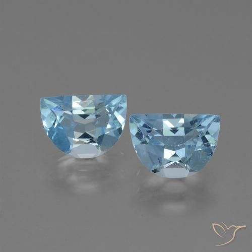 1.99ctw Natural Sky Blue Topaz, Fancy, VS