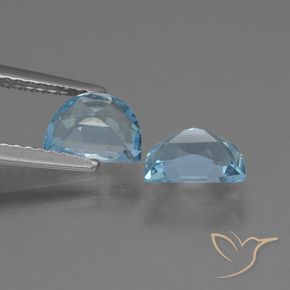 Topaz Gemstones in 7 x 5 mm (calibrated) Size for Sale, Topaz Stones in Sky Blue Color