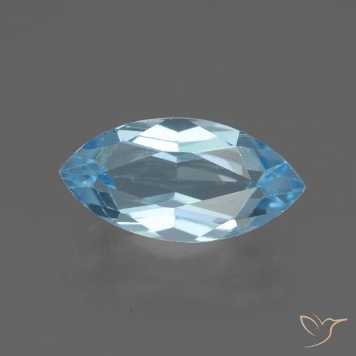2.52ct Natural Sky Blue Topaz, Marquise, VVS