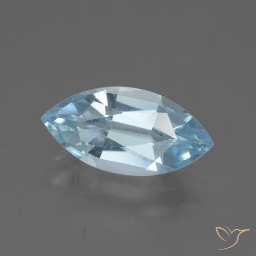 2.09ct Natural Sky Blue Topaz, Marquise, VVS-VS