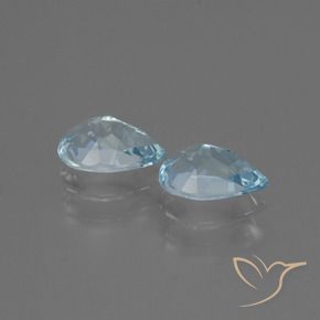 Topaz Gemstones in 7 x 5 mm (calibrated) Size for Sale, Topaz Stones in Sky Blue Color