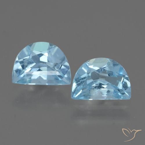 2.19ctw Natural Sky Blue Topaz, Fancy, VS