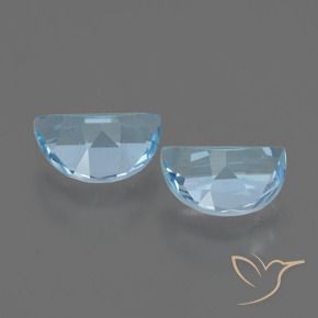 Topaz Gemstones in 7 x 5 mm (calibrated) Size for Sale, Topaz Stones in Sky Blue Color