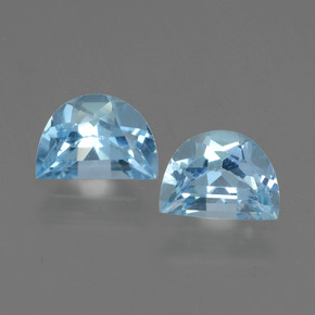 Swiss Blue Topaz Gem - 1ct Fancy Facet (ID: 433090)