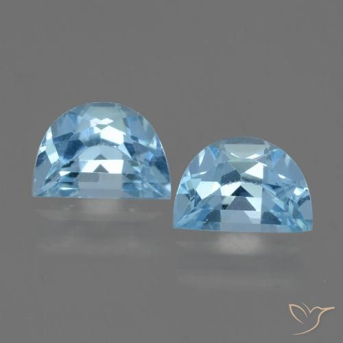 2.07ctw Natural Swiss Blue Topaz, Fancy, VS