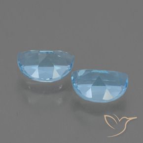 Topaz Gemstones in 7 x 5 mm (calibrated) Size for Sale, Topaz Stones in Swiss Blue Color