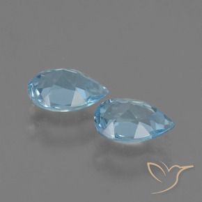 Topaz Gemstones in 7 x 5 mm (calibrated) Size for Sale, Topaz Stones in Sky Blue Color