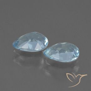 Topaz Gemstones in 7 x 5 mm (calibrated) Size for Sale, Topaz Stones in Sky Blue Color