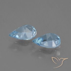 Topaz Gemstones in 7 x 5 mm (calibrated) Size for Sale, Topaz Stones in Sky Blue Color