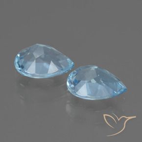 Topaz Gemstones in 7 x 5 mm (calibrated) Size for Sale, Topaz Stones in Sky Blue Color