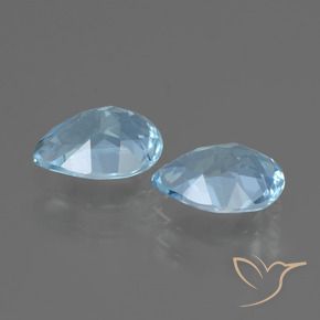 Topaz Gemstones in 7 x 5 mm (calibrated) Size for Sale, Topaz Stones in Sky Blue Color