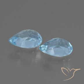 Topaz Gemstones in 7 x 5 mm (calibrated) Size for Sale, Topaz Stones in Sky Blue Color