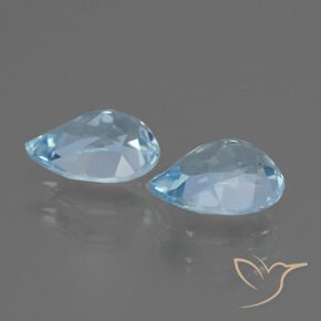 Topaz Gemstones in 7 x 5 mm (calibrated) Size for Sale, Topaz Stones in Sky Blue Color