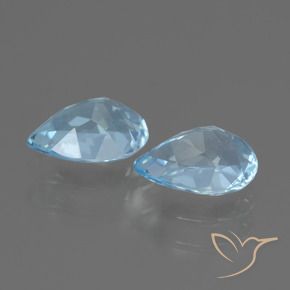 Topaz Gemstones in 7 x 5 mm (calibrated) Size for Sale, Topaz Stones in Sky Blue Color