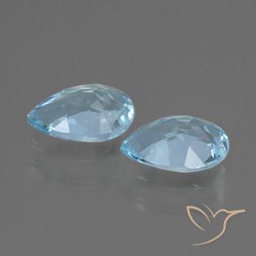 Topaz Gemstones in 7 x 5 mm (calibrated) Size for Sale, Topaz Stones in Sky Blue Color