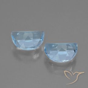 Topaz Gemstones in 7 x 5 mm (calibrated) Size for Sale, Topaz Stones in Sky Blue Color