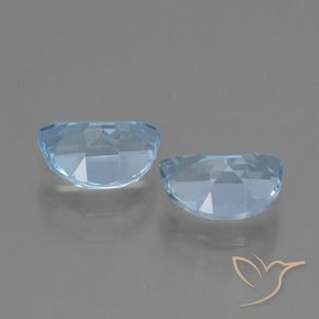 Topaz Gemstones in 7 x 5 mm (calibrated) Size for Sale, Topaz Stones in Sky Blue Color
