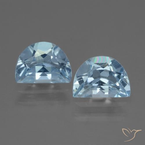 2.07ctw Natural Sky Blue Topaz, Fancy, VVS-VS