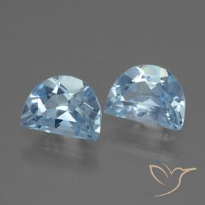 2.07 ctw Blue Topaz Stones, Natural Topaz in Fancy Facet Shape for Sale