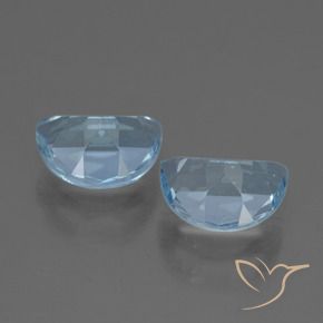 Topaz Gemstones in 7 x 5 mm (calibrated) Size for Sale, Topaz Stones in Sky Blue Color