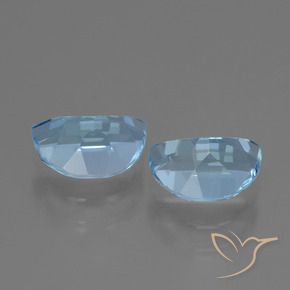 Topaz Gemstones in 7 x 5 mm (calibrated) Size for Sale, Topaz Stones in Sky Blue Color