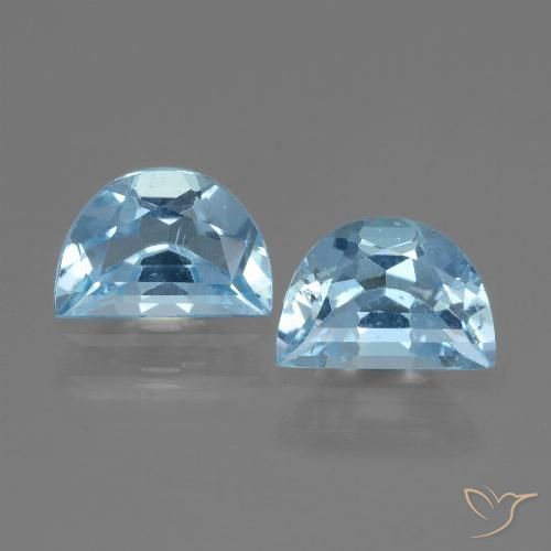 1.84ctw Natural Swiss Blue Topaz, Fancy, VS