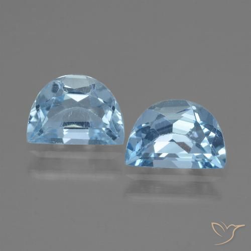 1.86ctw Natural Swiss Blue Topaz, Fancy, VS