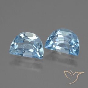 1.86 ctw Blue Topaz Stones, Natural Topaz in Fancy Facet Shape for Sale